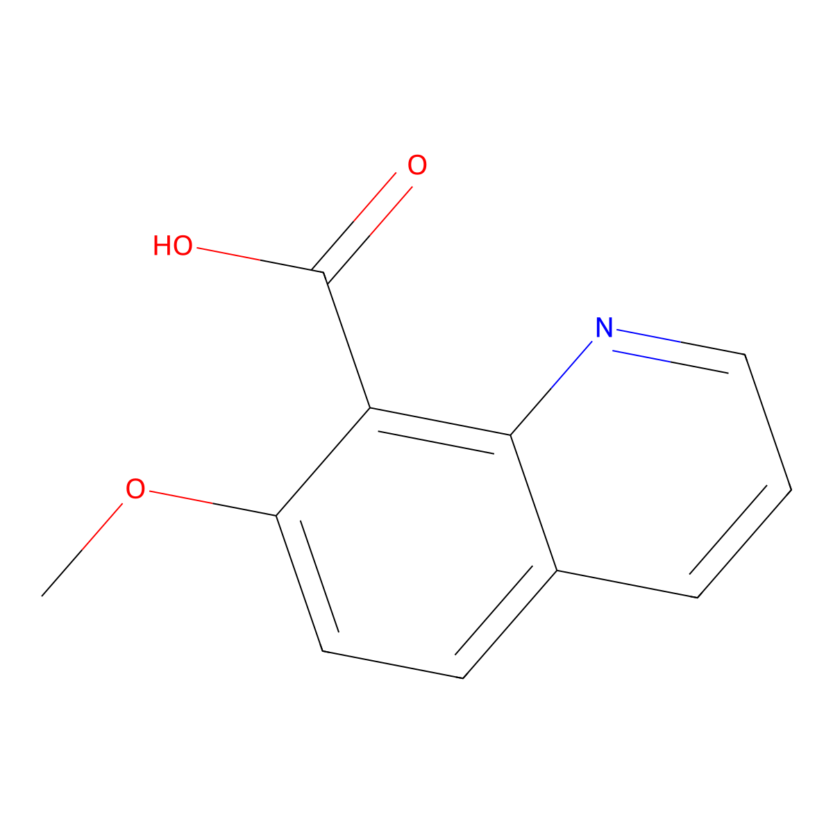 7-Methoxyquinoline-8-carboxylic acid molecular structure, CAS 1159427-80-1