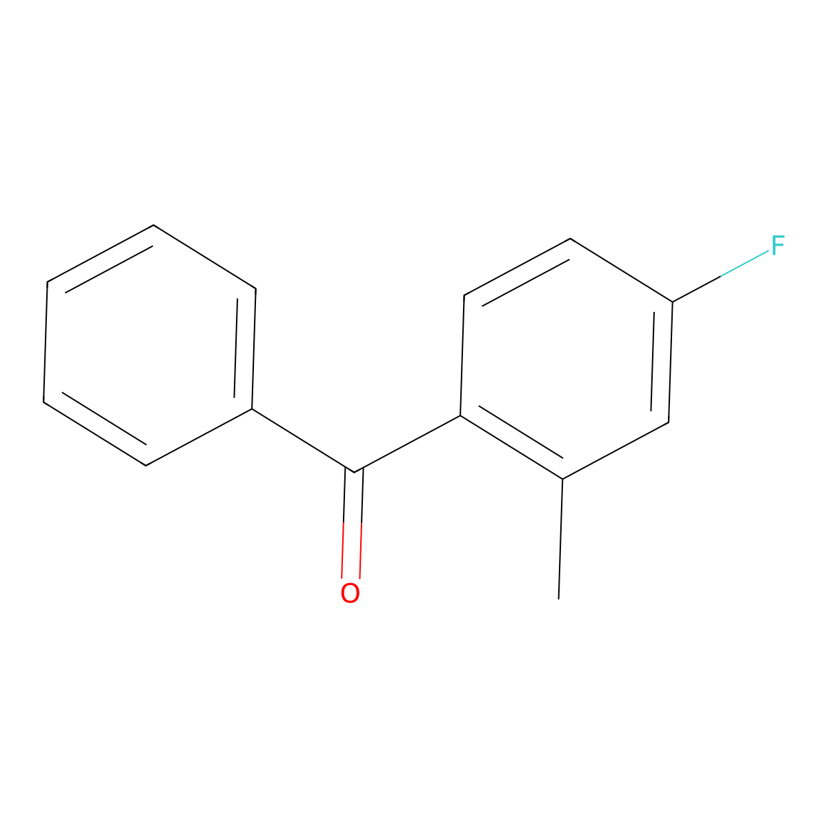 (4-Fluoro-2-methylphenyl)phenylmethanone molecular structure, CAS 1159428-53-1