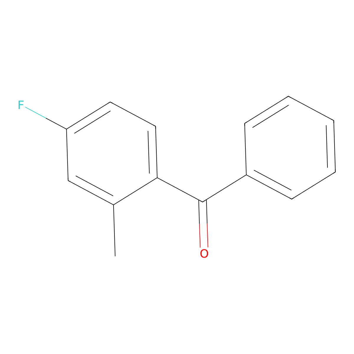 (4-Fluoro-2-methylphenyl)phenylmethanone molecular structure, CAS 1159428-53-1