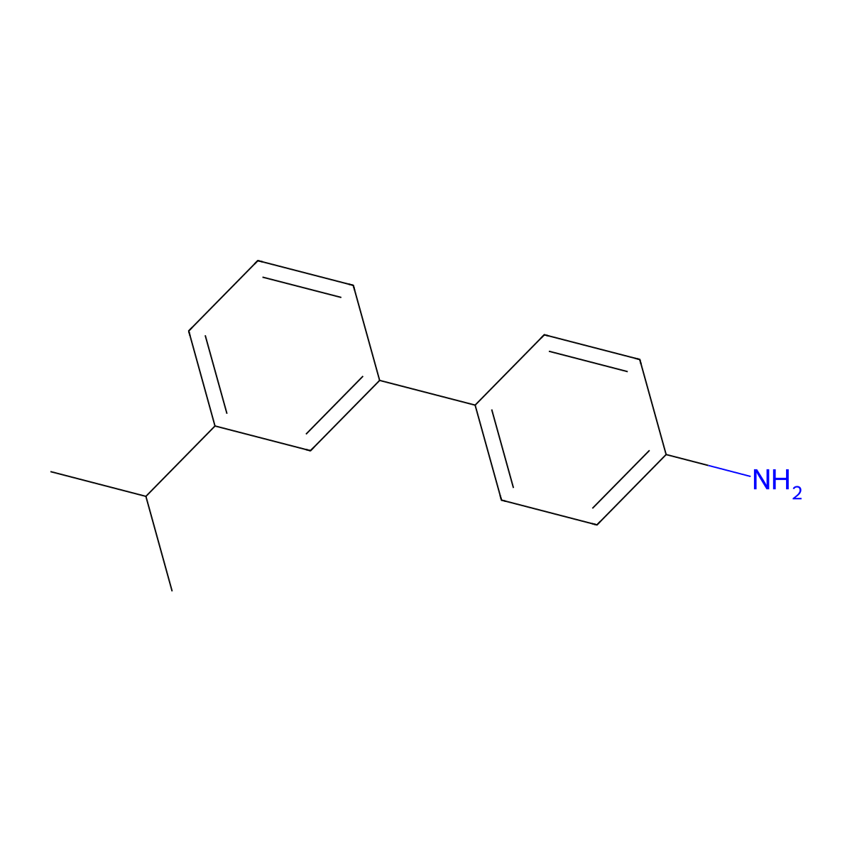 3'-(1-Methylethyl)[1,1'-biphenyl]-4-amine molecular structure, CAS 1159499-77-0
