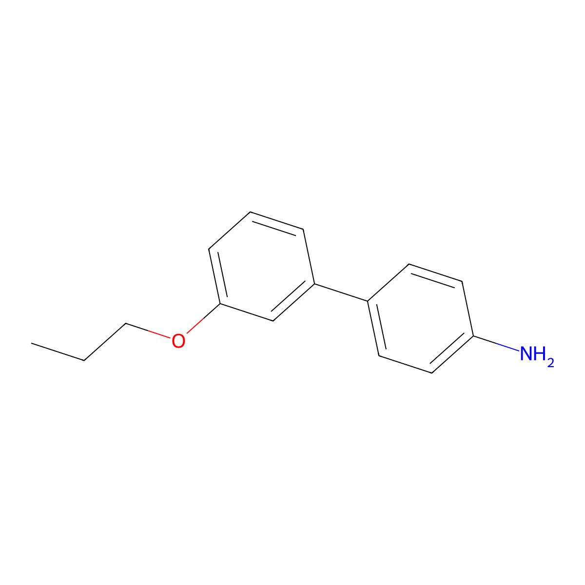 3'-Propoxybiphenyl-4-amine molecular structure, CAS 1159499-78-1