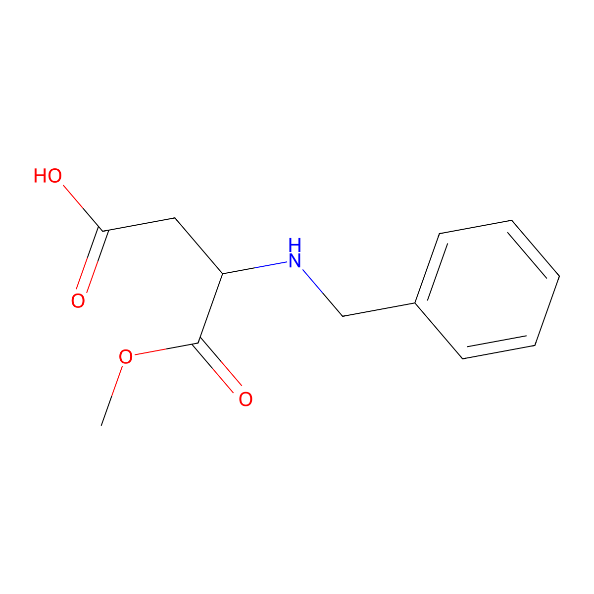 3-(Benzylamino)-4-methoxy-4-oxobutanoic acid molecular structure, CAS 115951-21-8