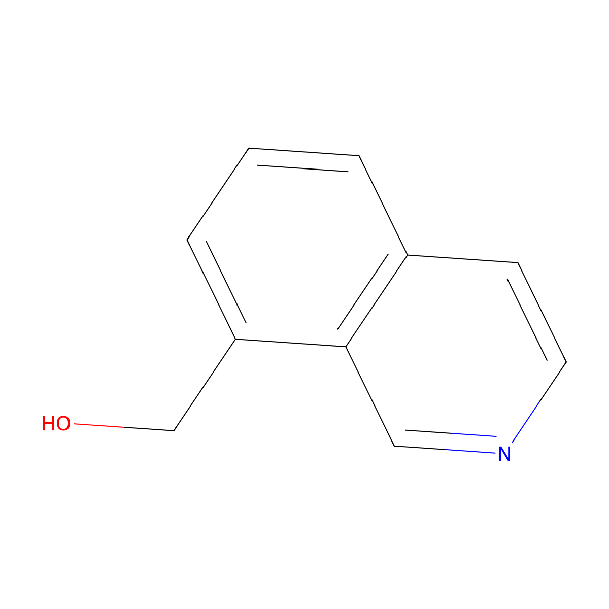 8-(Hydroxymethyl)isoquinoline molecular structure, CAS 1159511-15-5