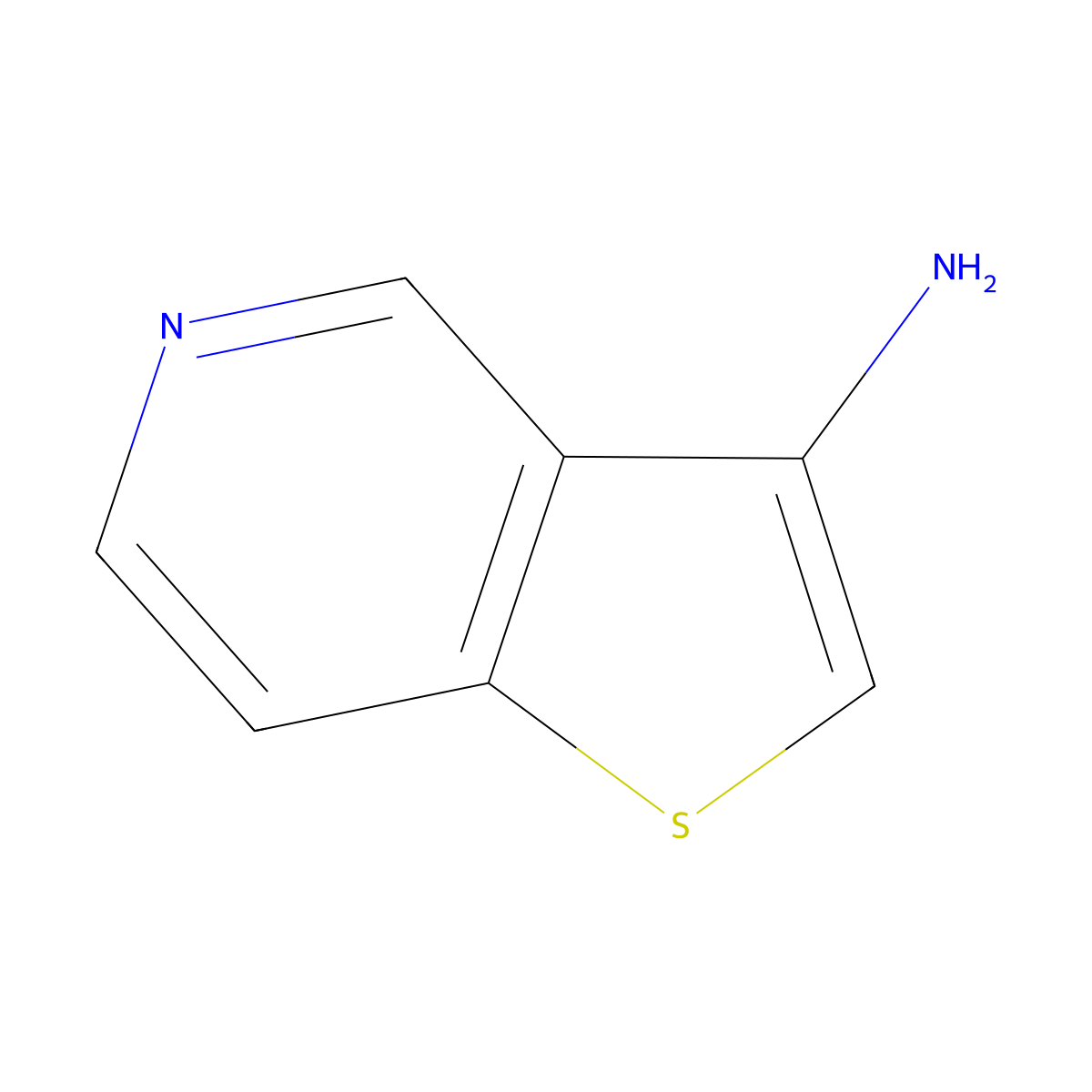 Thieno[3,2-c]pyridin-3-amine molecular structure, CAS 1159511-16-6