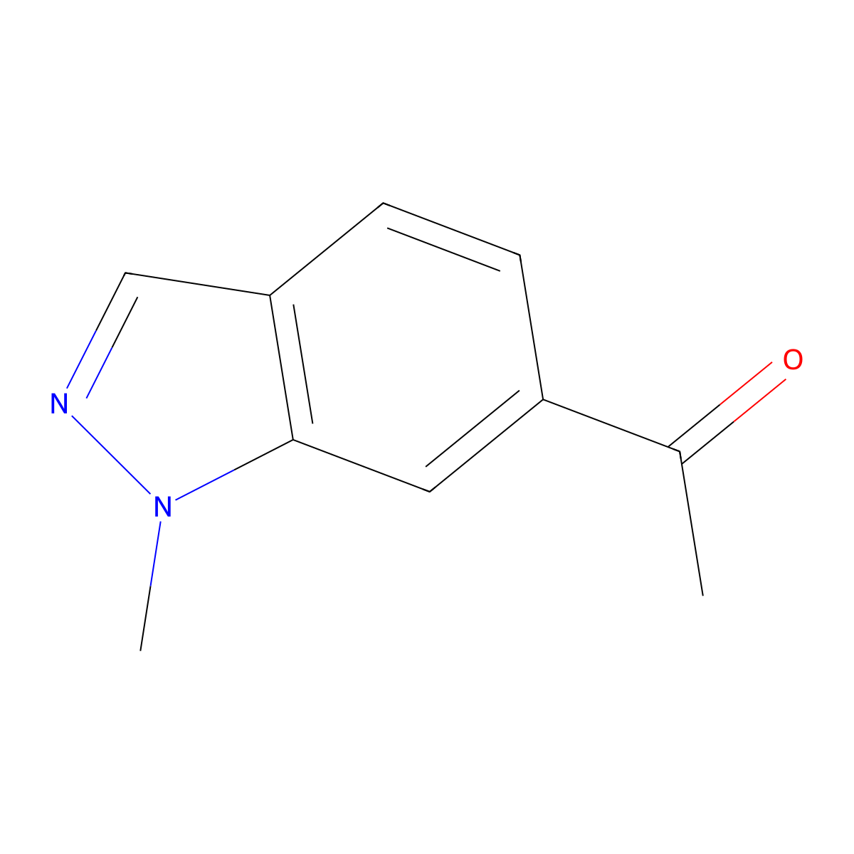 1-(1-Methyl-1H-indazol-6-yl)ethanone molecular structure, CAS 1159511-25-7