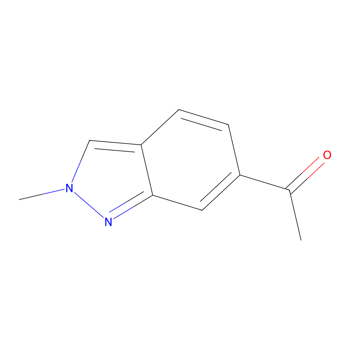 1-(2-Methyl-2H-indazol-6-yl)ethan-1-one molecular structure, CAS 1159511-29-1