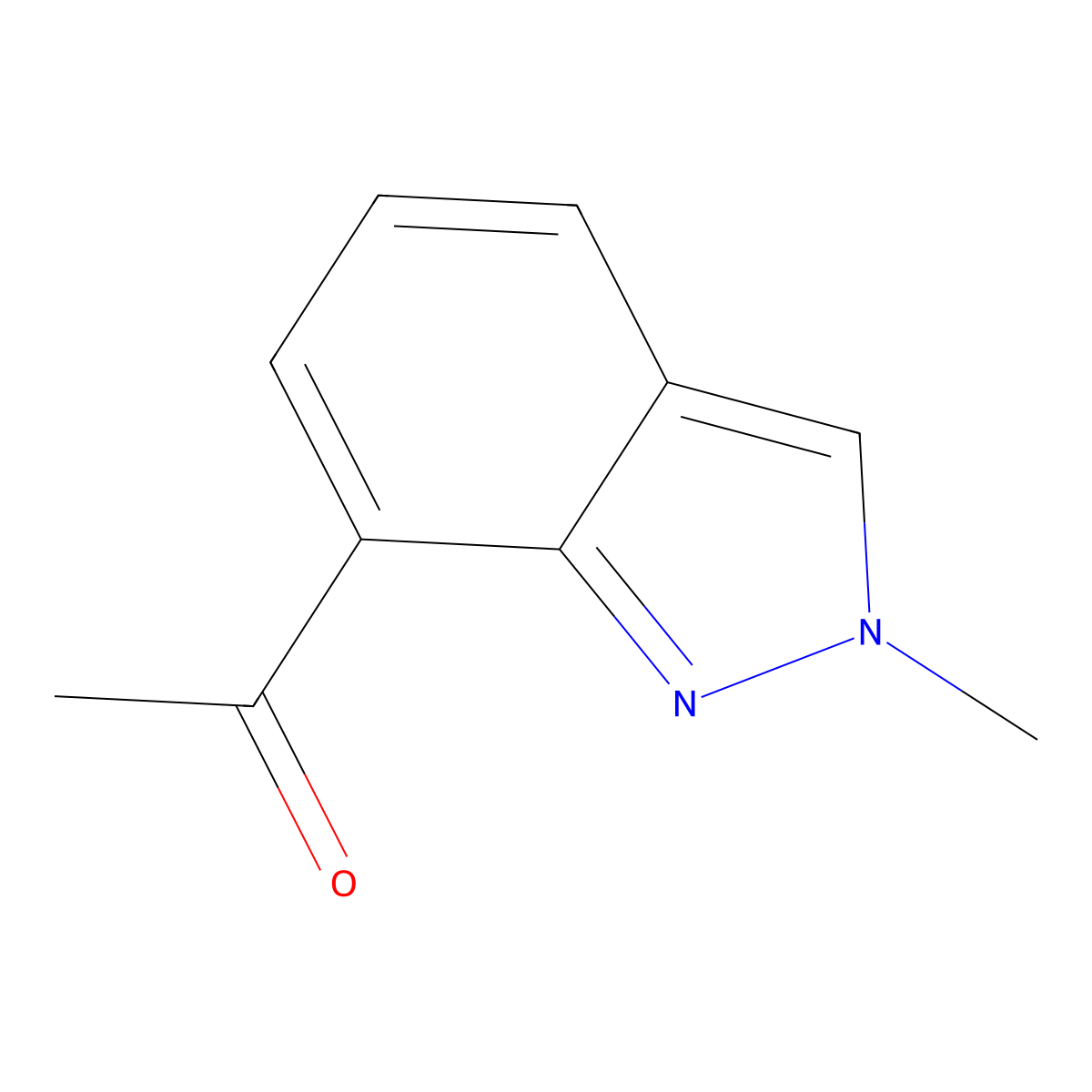 1-(2-Methyl-2H-indazol-7-yl)ethan-1-one molecular structure, CAS 1159511-30-4