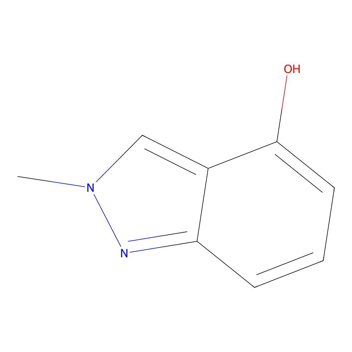 2-Methyl-2H-indazol-4-ol molecular structure, CAS 1159511-40-6