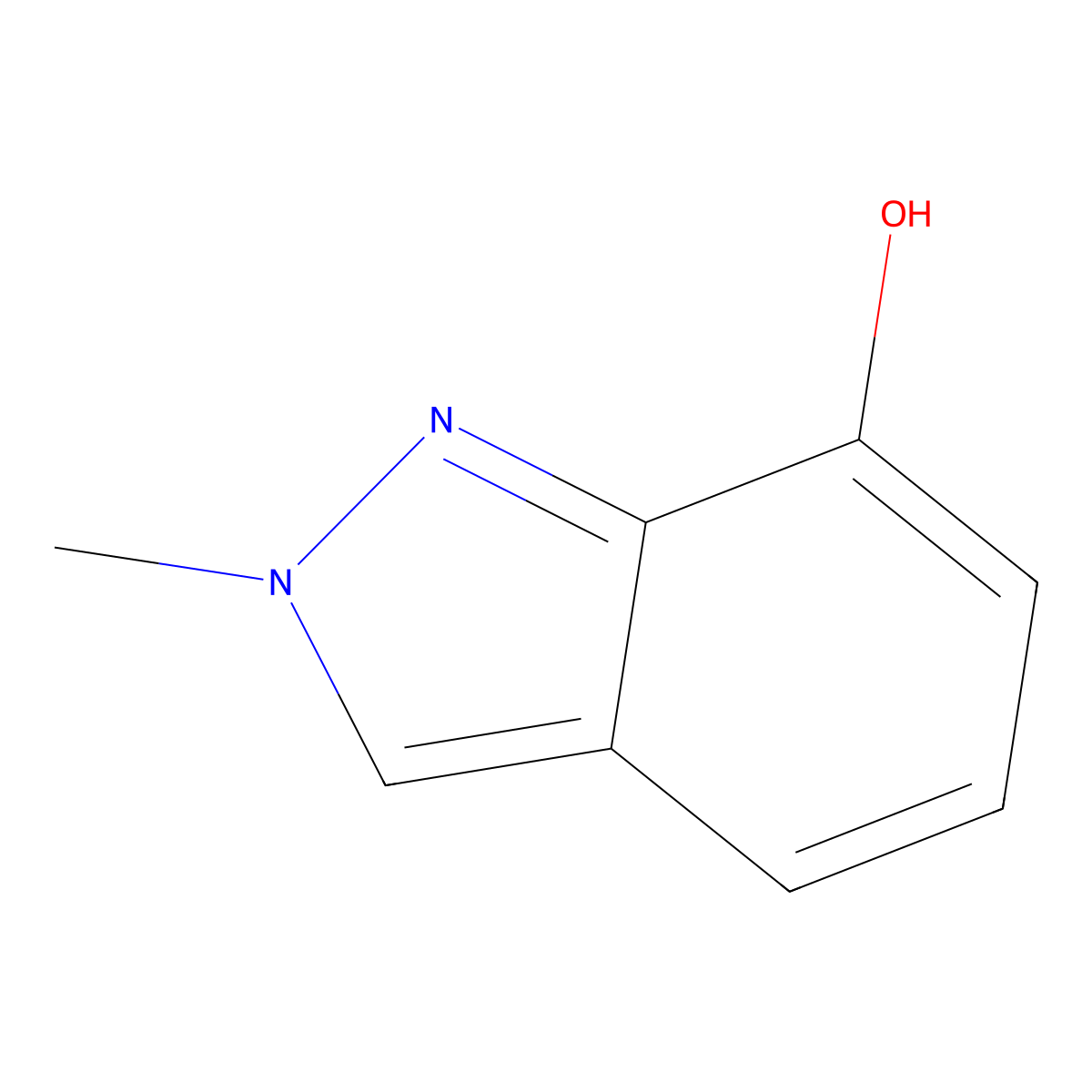2-Methyl-2H-indazol-7-ol molecular structure, CAS 1159511-42-8