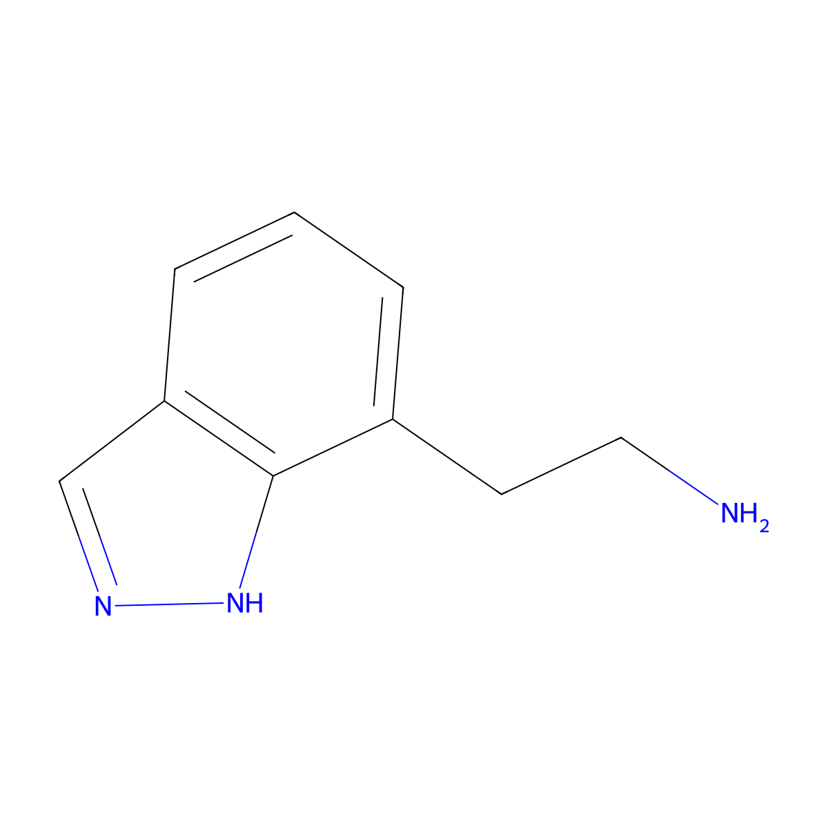 2-(1H-indazol-7-yl)ethanamine molecular structure, CAS 1159511-48-4