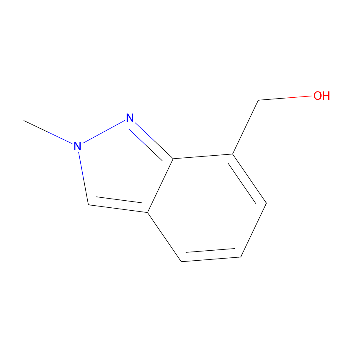 (2-Methyl-2H-indazol-7-yl)methanol molecular structure, CAS 1159511-54-2