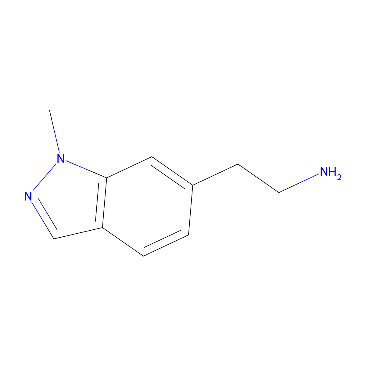 6-(2-Aminoethyl)-1-methyl-1H-indazole molecular structure, CAS 1159511-56-4