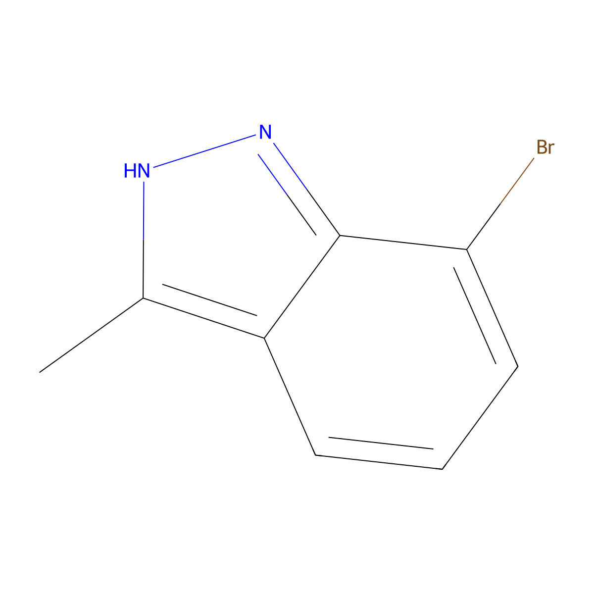 7-Bromo-3-methyl-1H-indazole molecular structure, CAS 1159511-75-7