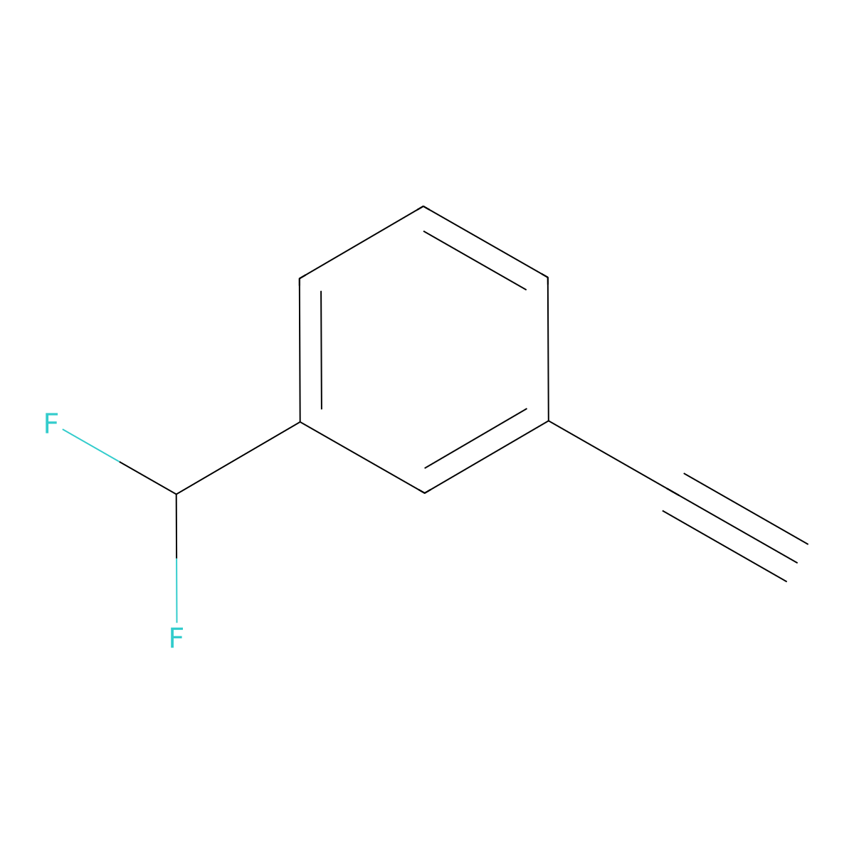 3-(Difluoromethyl)phenylacetylene molecular structure, CAS 1159512-57-8