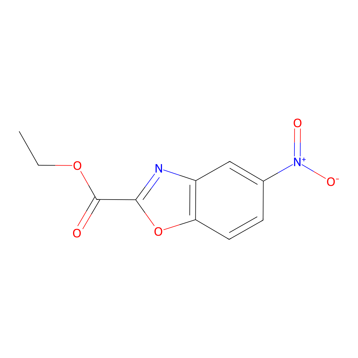 Ethyl 5-nitrobenzo[d]oxazole-2-carboxylate molecular structure, CAS 1159515-90-8