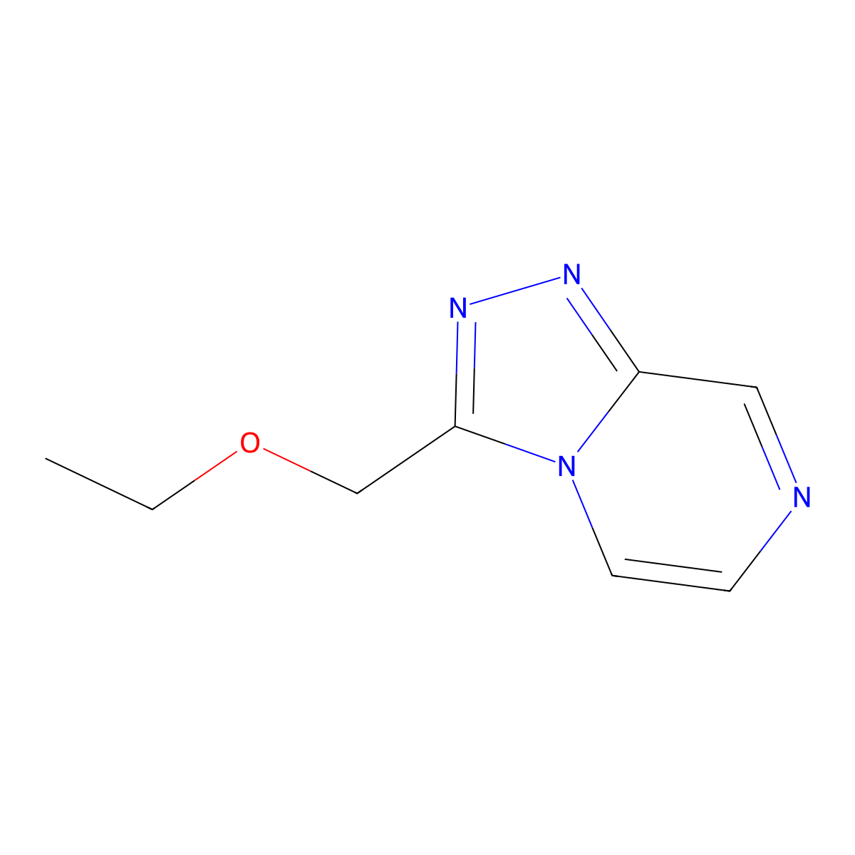 3-(Ethoxymethyl)-[1,2,4]triazolo[4,3-a]pyrazine molecular structure, CAS 1159540-72-3