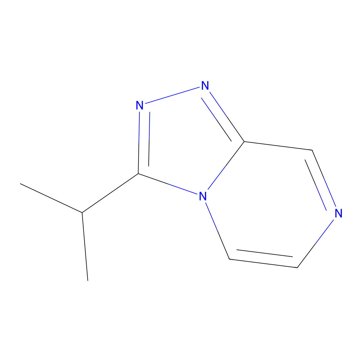 3-Isopropyl-[1,2,4]triazolo[4,3-a]pyrazine molecular structure, CAS 1159541-56-6