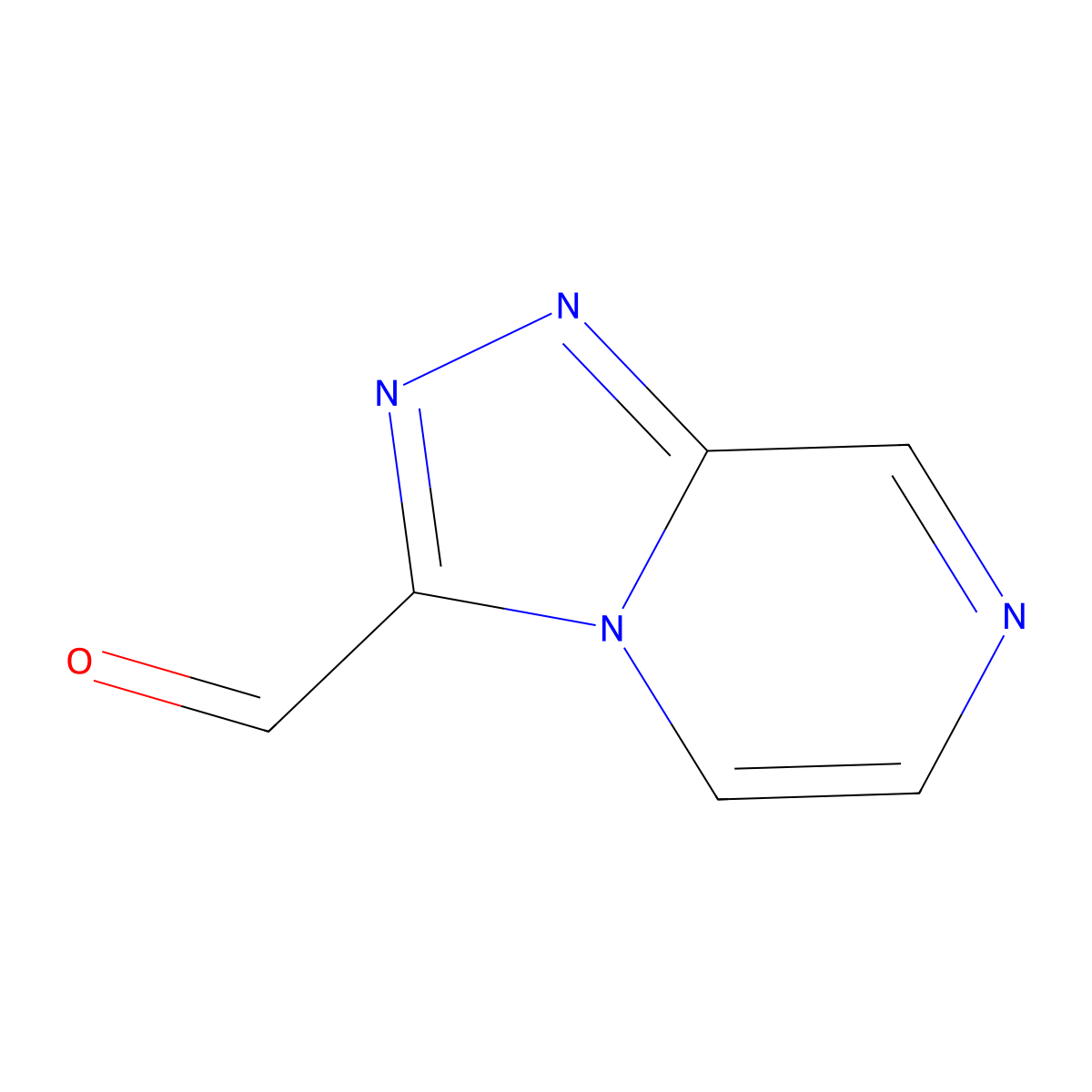 [1,2,4]Triazolo[4,3-a]pyrazine-3-carbaldehyde molecular structure, CAS 1159544-00-9