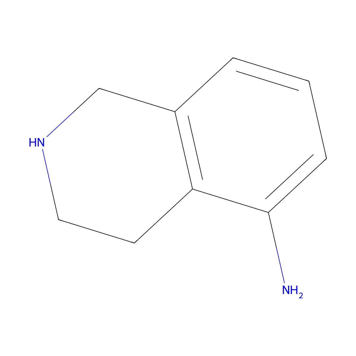5-Amino-1,2,3,4-tetrahydroisoquinoline molecular structure, CAS 115955-90-3