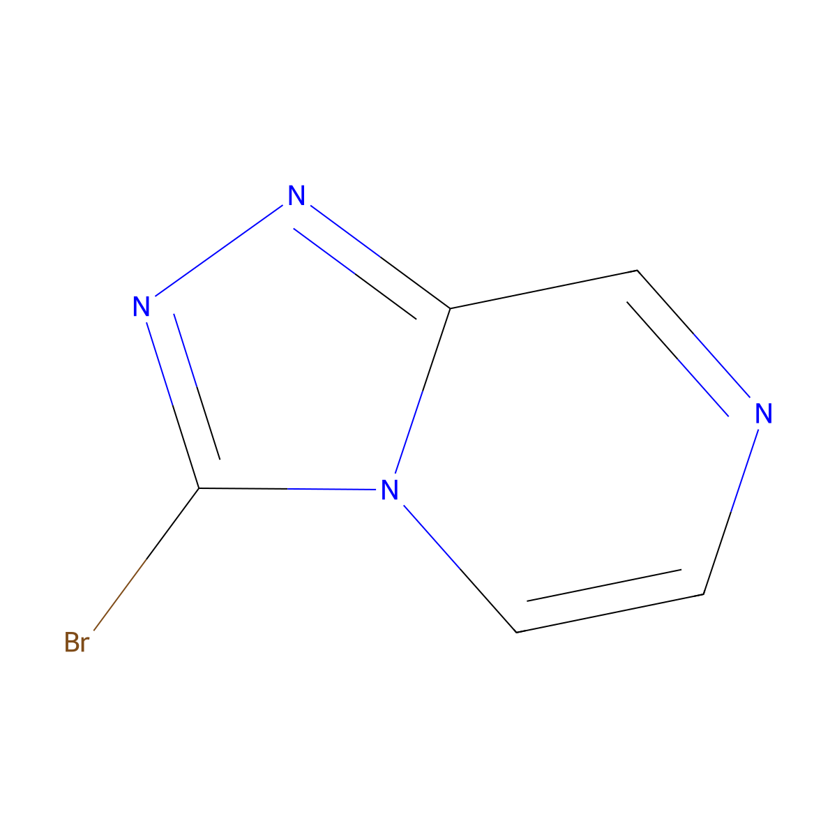 3-Bromo-[1,2,4]triazolo[4,3-a]pyrazine molecular structure, CAS 1159554-51-4