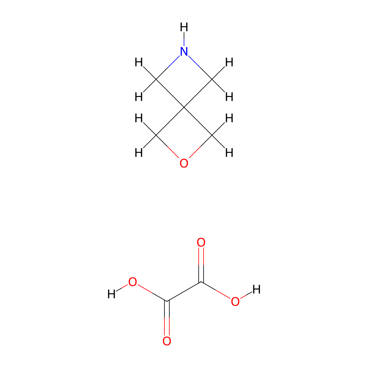 Oxalic acid--2-oxa-6-azaspiro(3.3)heptane (1/1) molecular structure, CAS 1159599-99-1