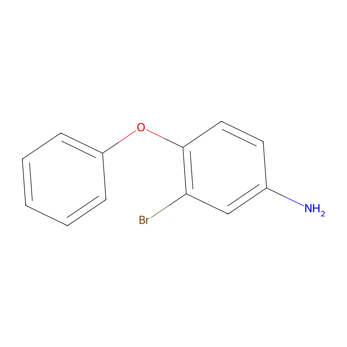 3-Bromo-4-phenoxyaniline molecular structure, CAS 1159607-48-3