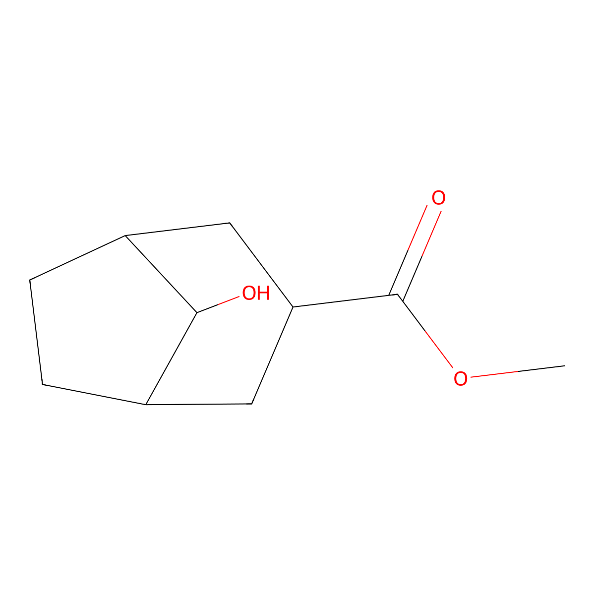 Methyl 8-hydroxybicyclo[3.2.1]octane-3-carboxylate molecular structure, CAS 1159693-50-1