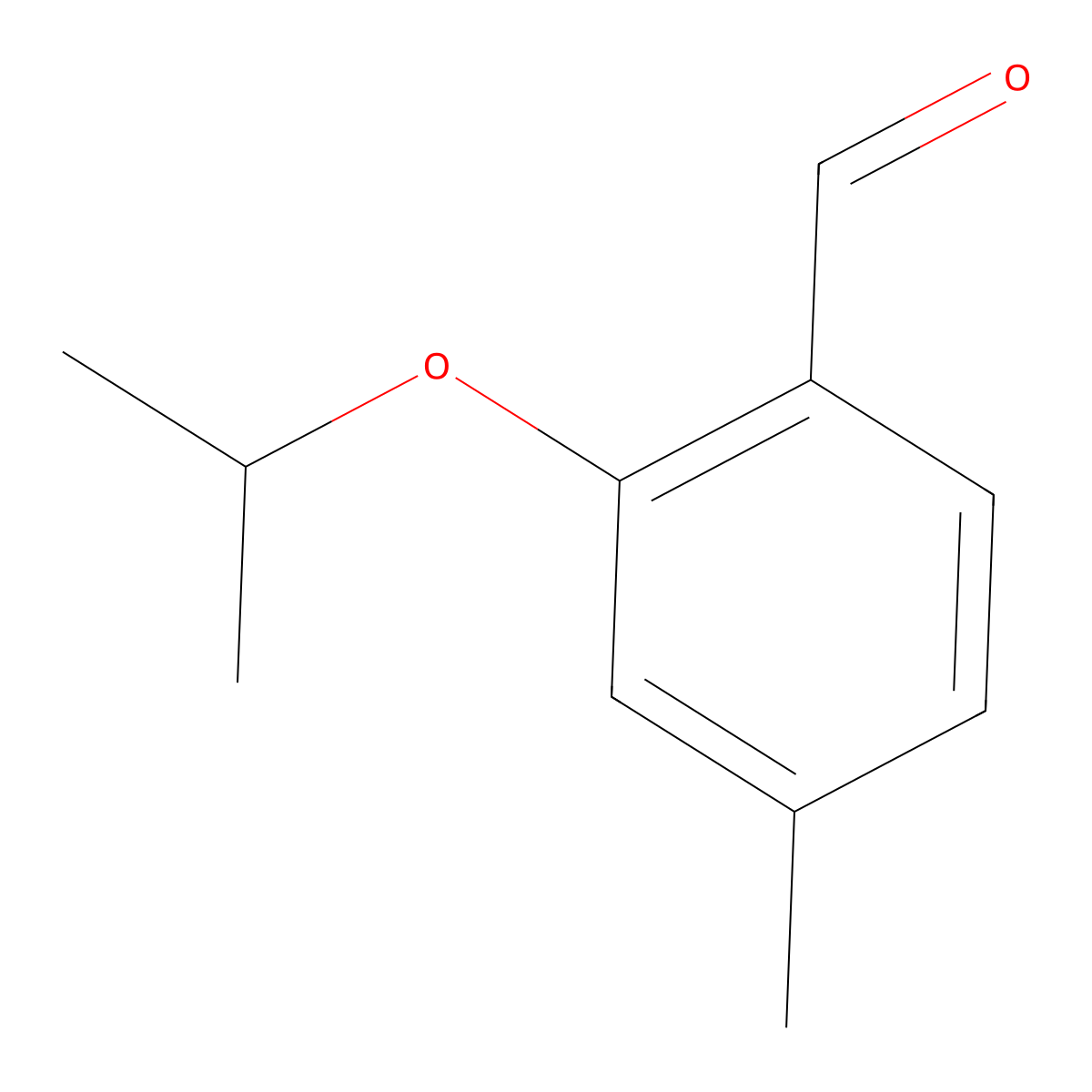 2-Isopropoxy-4-methylbenzaldehyde molecular structure, CAS 1159694-54-8