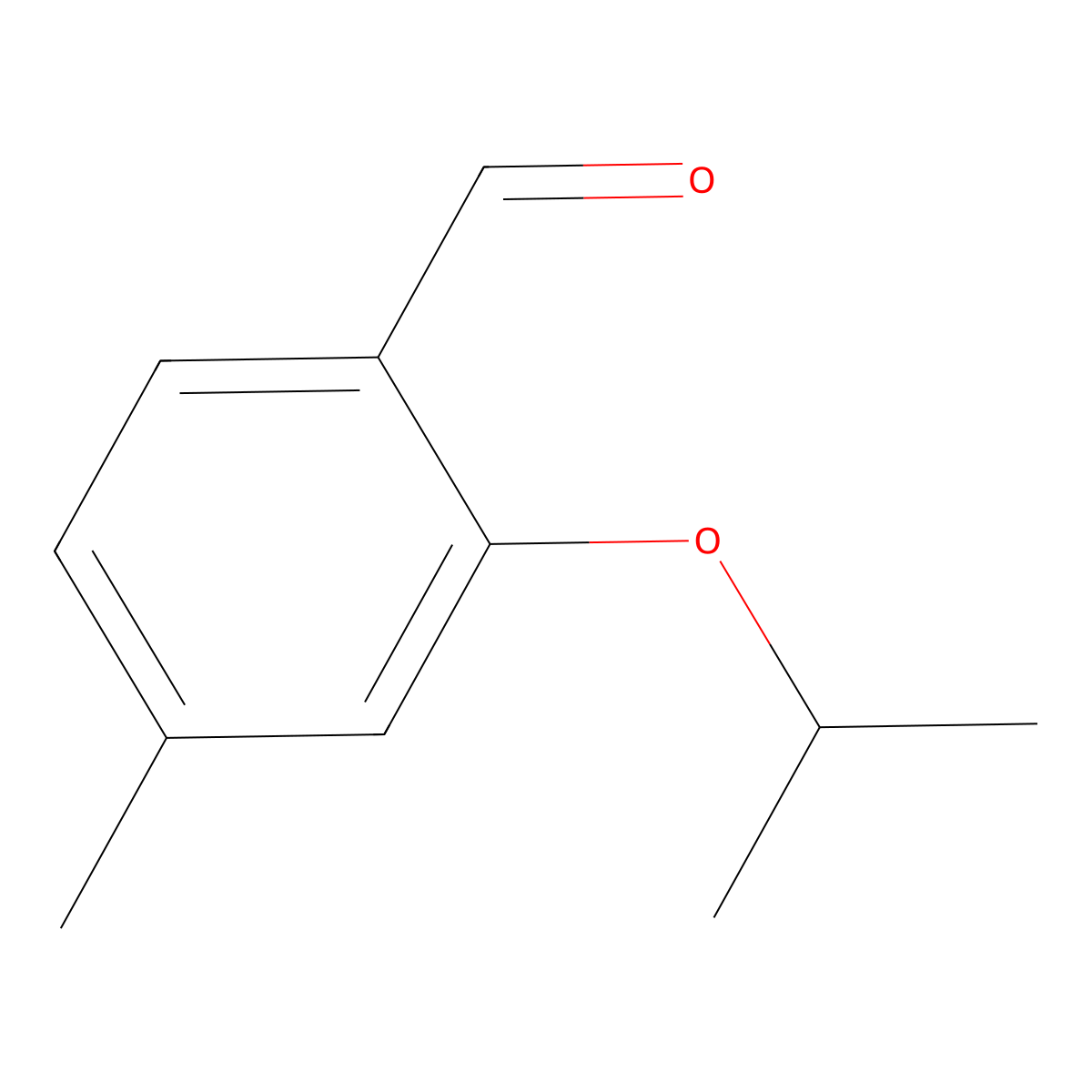 2-Isopropoxy-4-methylbenzaldehyde molecular structure, CAS 1159694-54-8