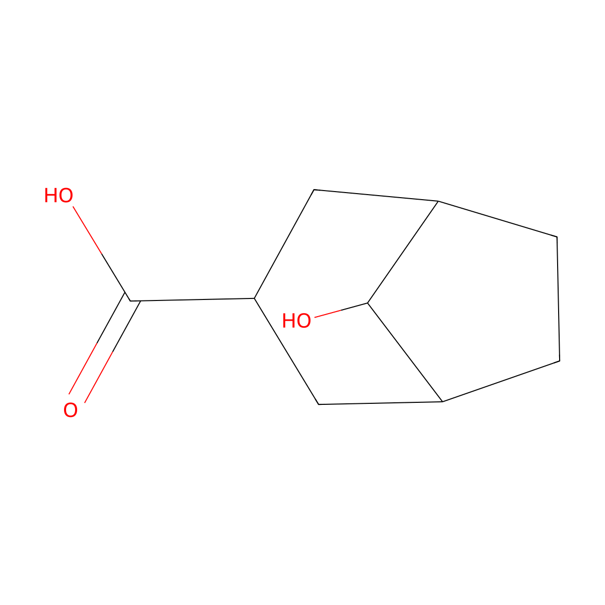 8-Hydroxybicyclo[3.2.1]octane-3-carboxylic acid molecular structure, CAS 1159696-11-3