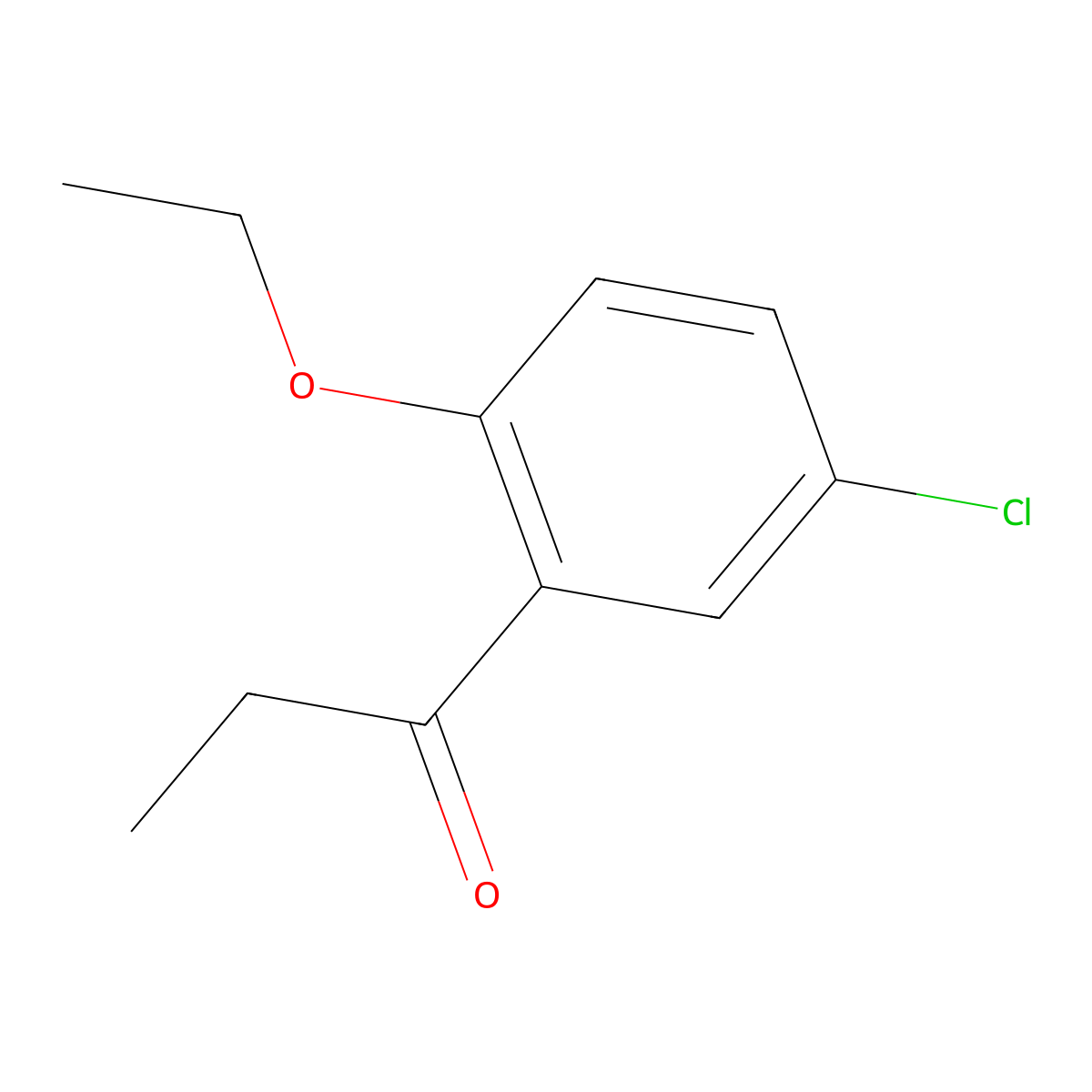 1-(5-Chloro-2-ethoxyphenyl)propan-1-one molecular structure, CAS 1159696-23-7