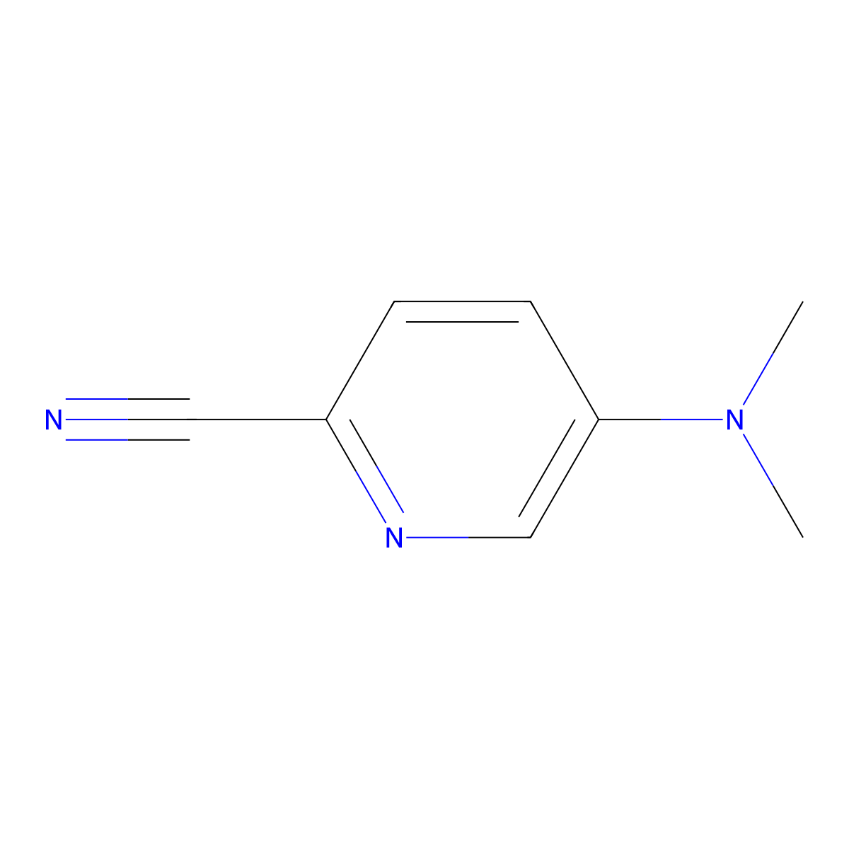 5-(Dimethylamino)pyridine-2-carbonitrile molecular structure, CAS 1159733-63-7