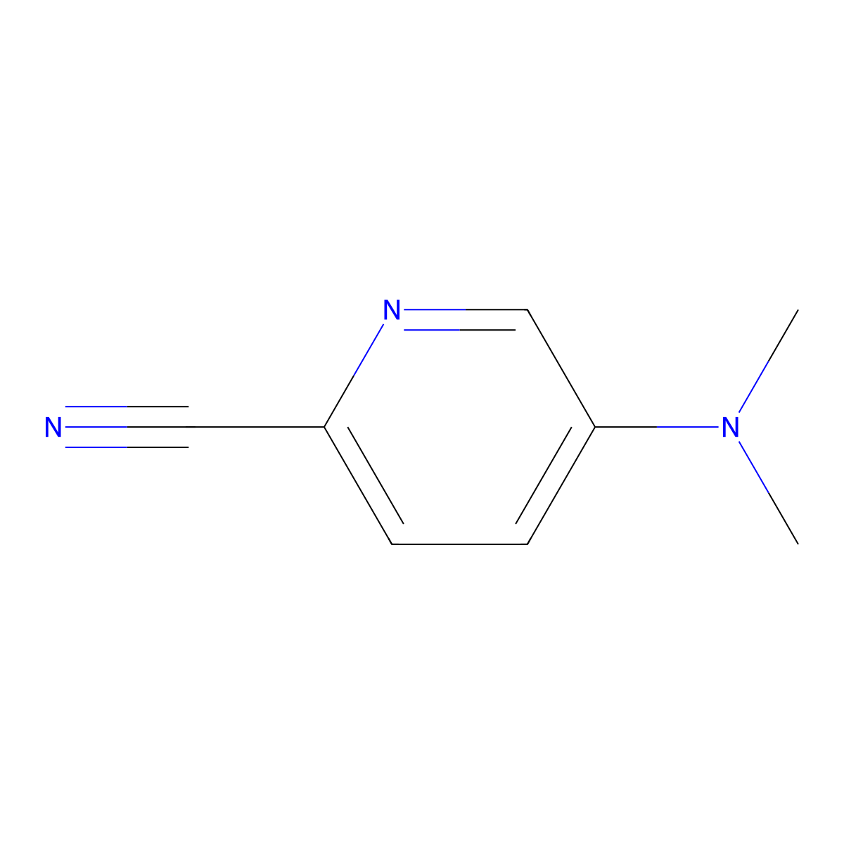 5-(Dimethylamino)pyridine-2-carbonitrile molecular structure, CAS 1159733-63-7