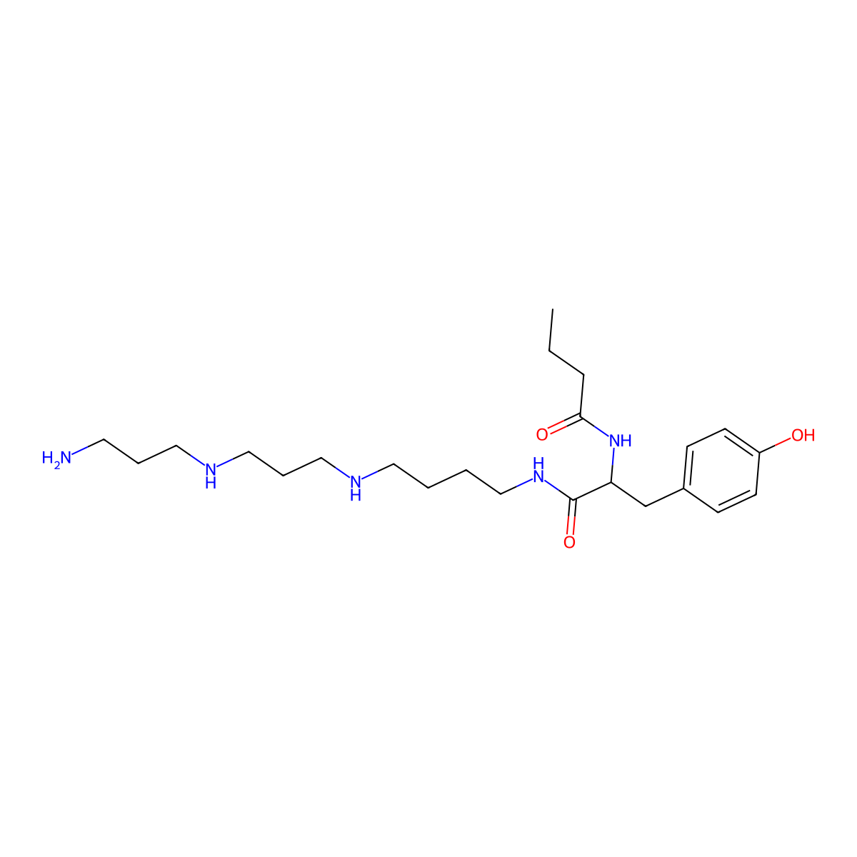 Philanthotoxin molecular structure, CAS 115976-91-5