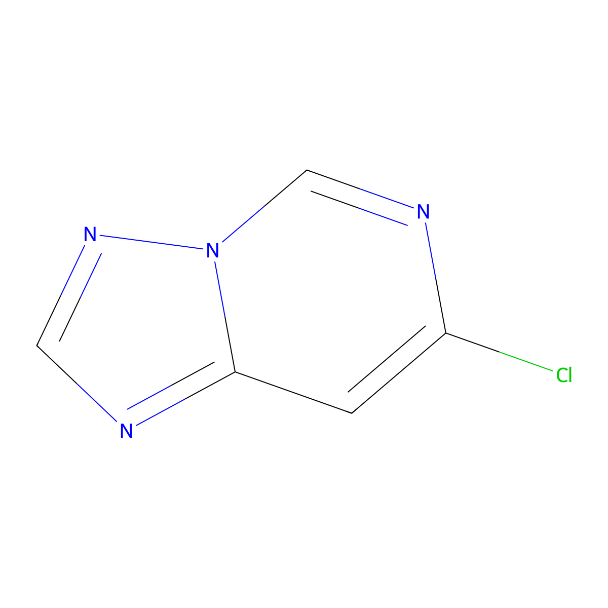 7-Chloro-(1,2,4)triazolo(1,5-c)pyrimidine molecular structure, CAS 1159811-23-0