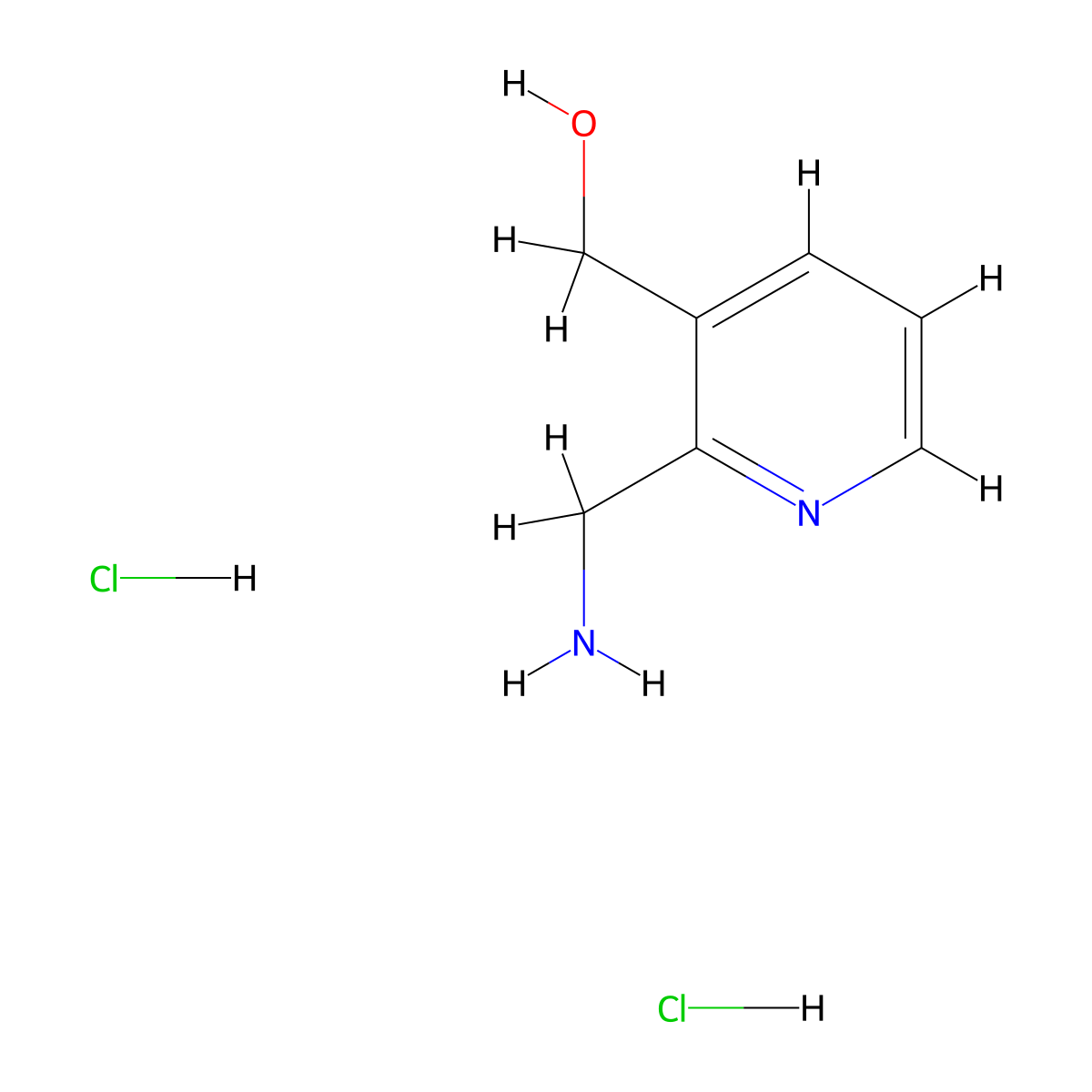(2-(Aminomethyl)pyridin-3-yl)methanol dihydrochloride molecular structure, CAS 1159812-22-2