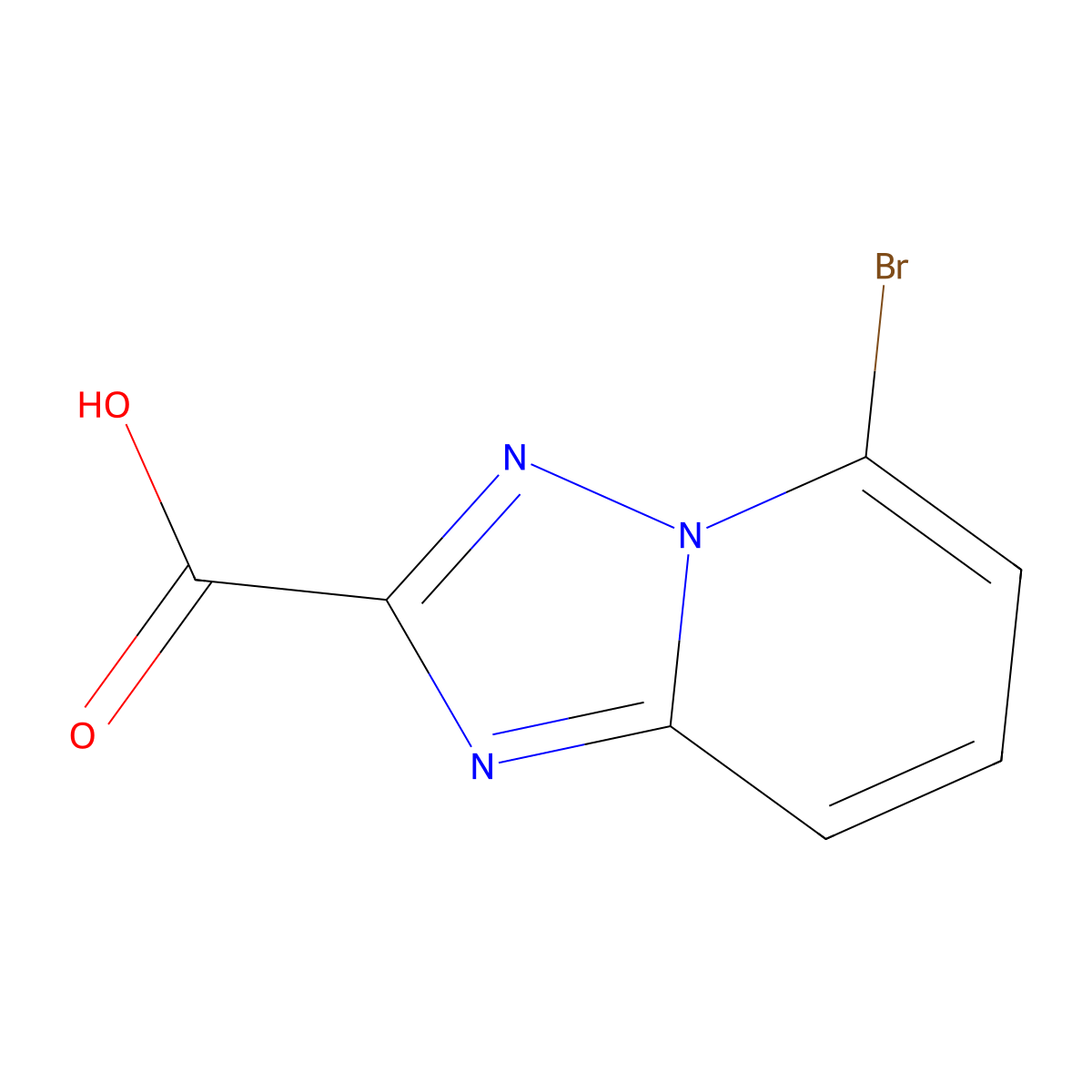 5-Bromo-[1,2,4]triazolo[1,5-a]pyridine-2-carboxylic acid molecular structure, CAS 1159813-03-2