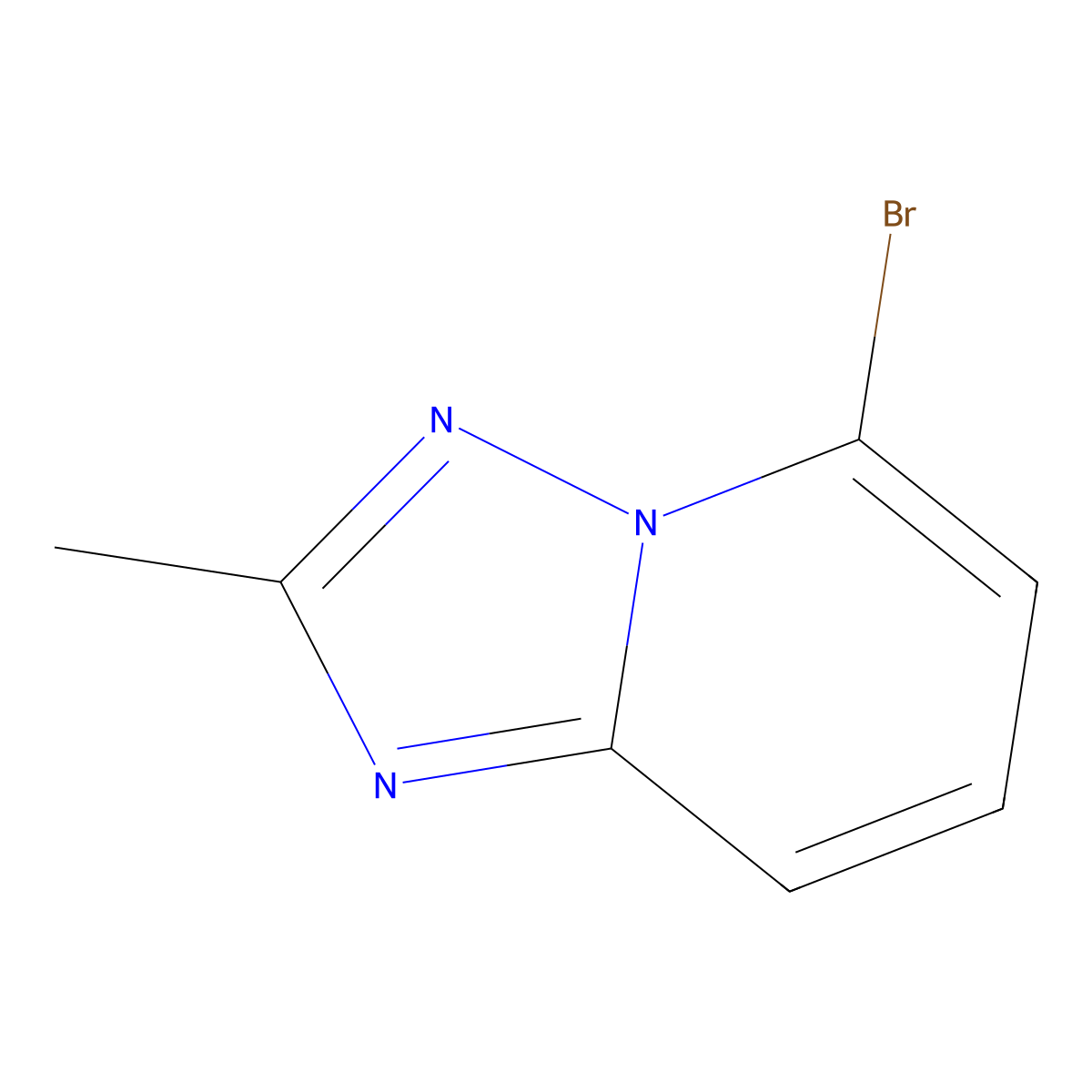5-Bromo-2-methyl-[1,2,4]triazolo[1,5-a]pyridine molecular structure, CAS 1159813-10-1