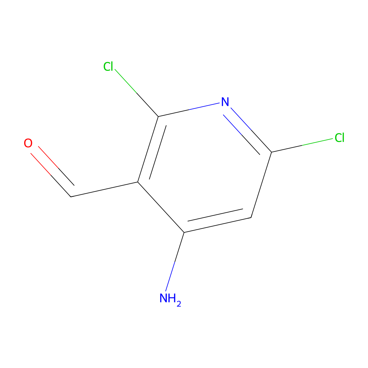 4-Amino-2,6-dichloronicotinaldehyde molecular structure, CAS 1159813-21-4