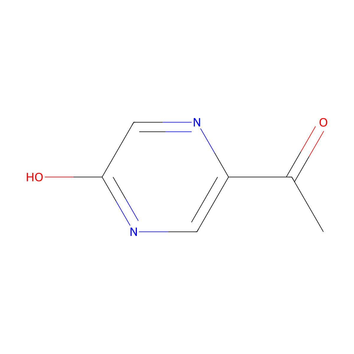 5-Acetylpyrazin-2(1H)-one molecular structure, CAS 1159813-33-8
