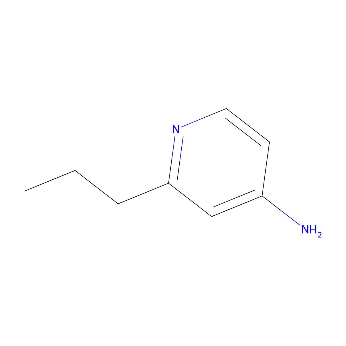 2-Propylpyridin-4-amine molecular structure, CAS 1159814-18-2