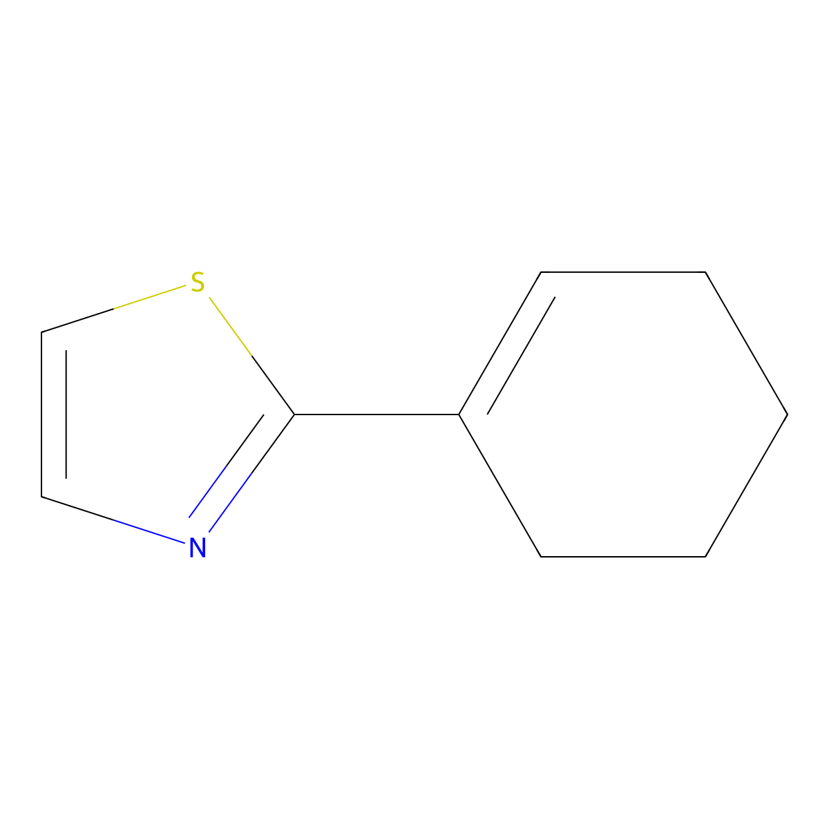 2-(Cyclohexenyl)thiazole molecular structure, CAS 1159814-46-6