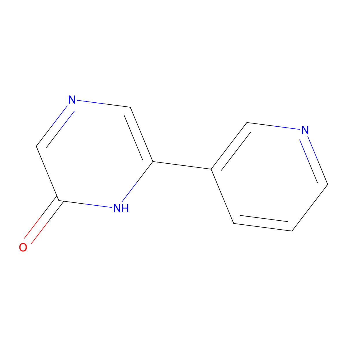 2-Hydroxy-6-(3-pyridyl)pyrazine molecular structure, CAS 1159814-70-6