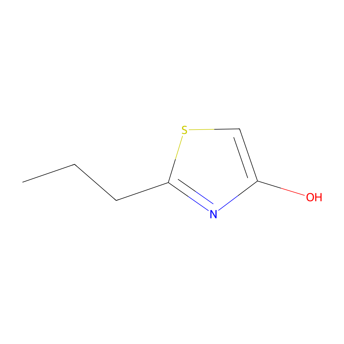 2-(n-Propyl)-4-hydroxythiazole molecular structure, CAS 1159814-81-9