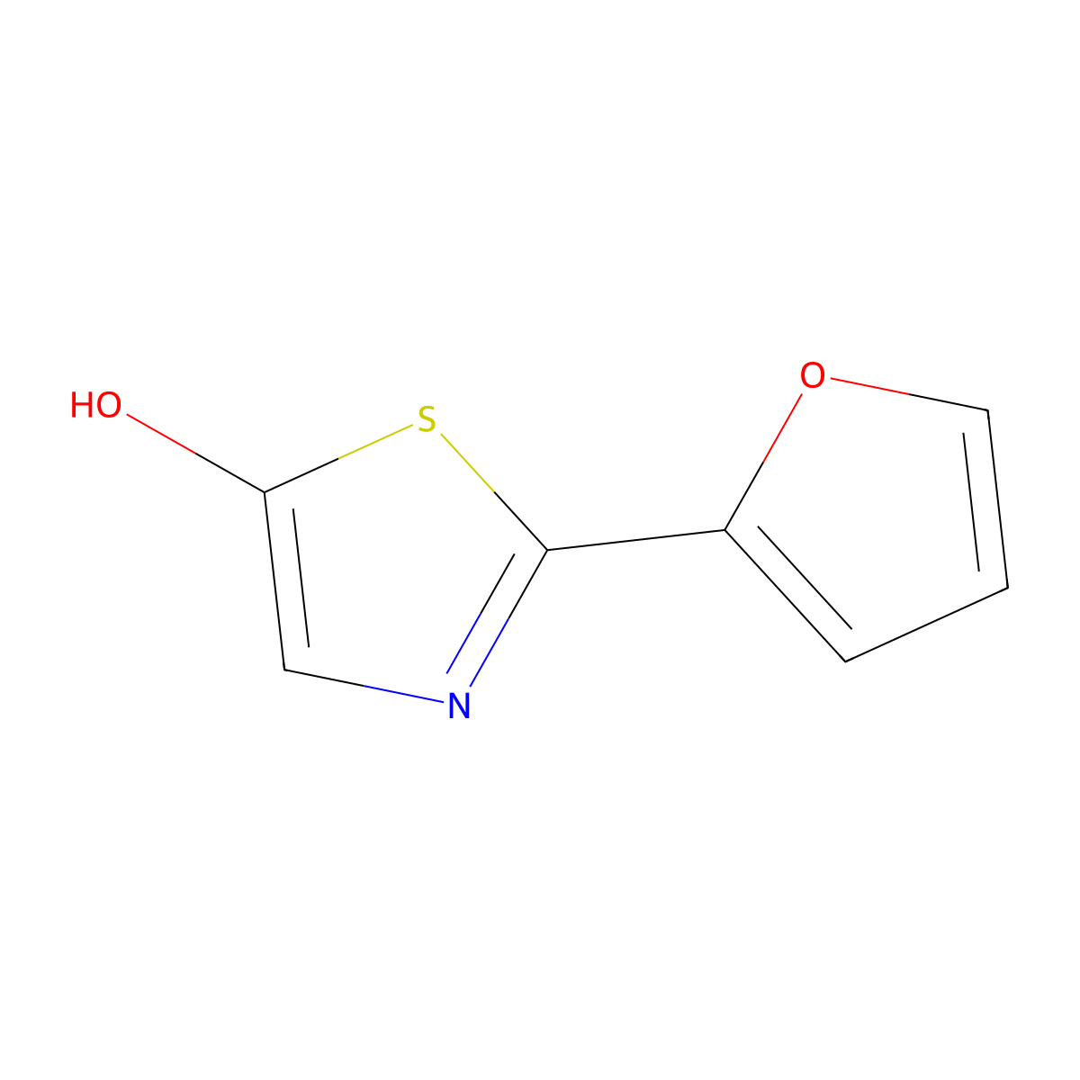 2-(2-Furyl)-5-hydroxythiazole molecular structure, CAS 1159814-95-5