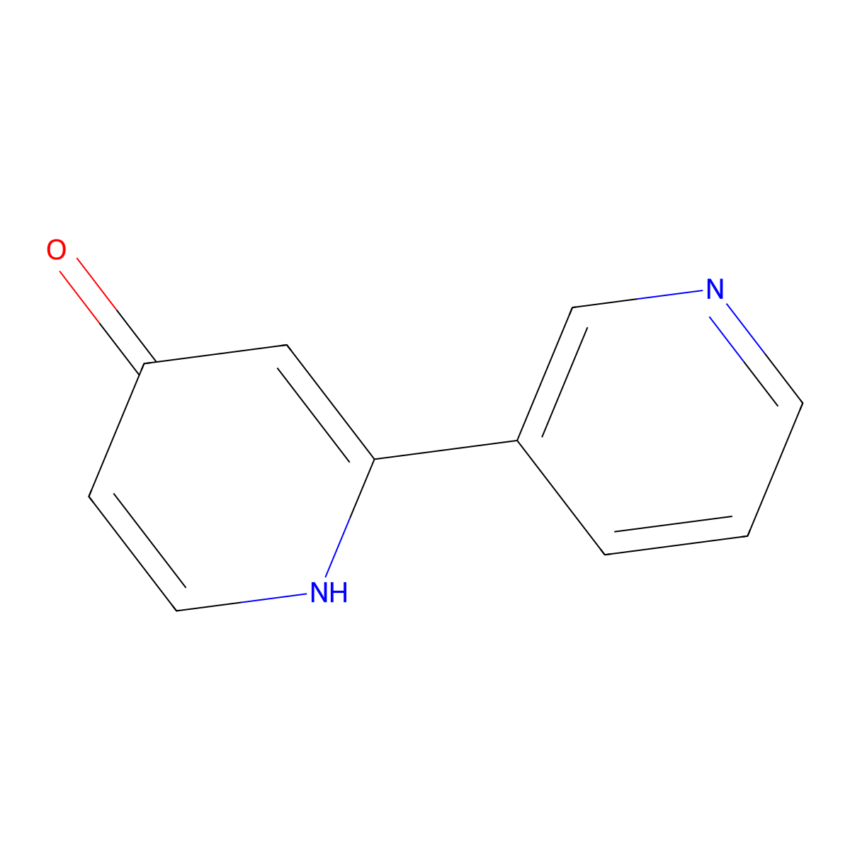 4-Hydroxy-2-(3-pyridyl)pyridine molecular structure, CAS 1159815-01-6
