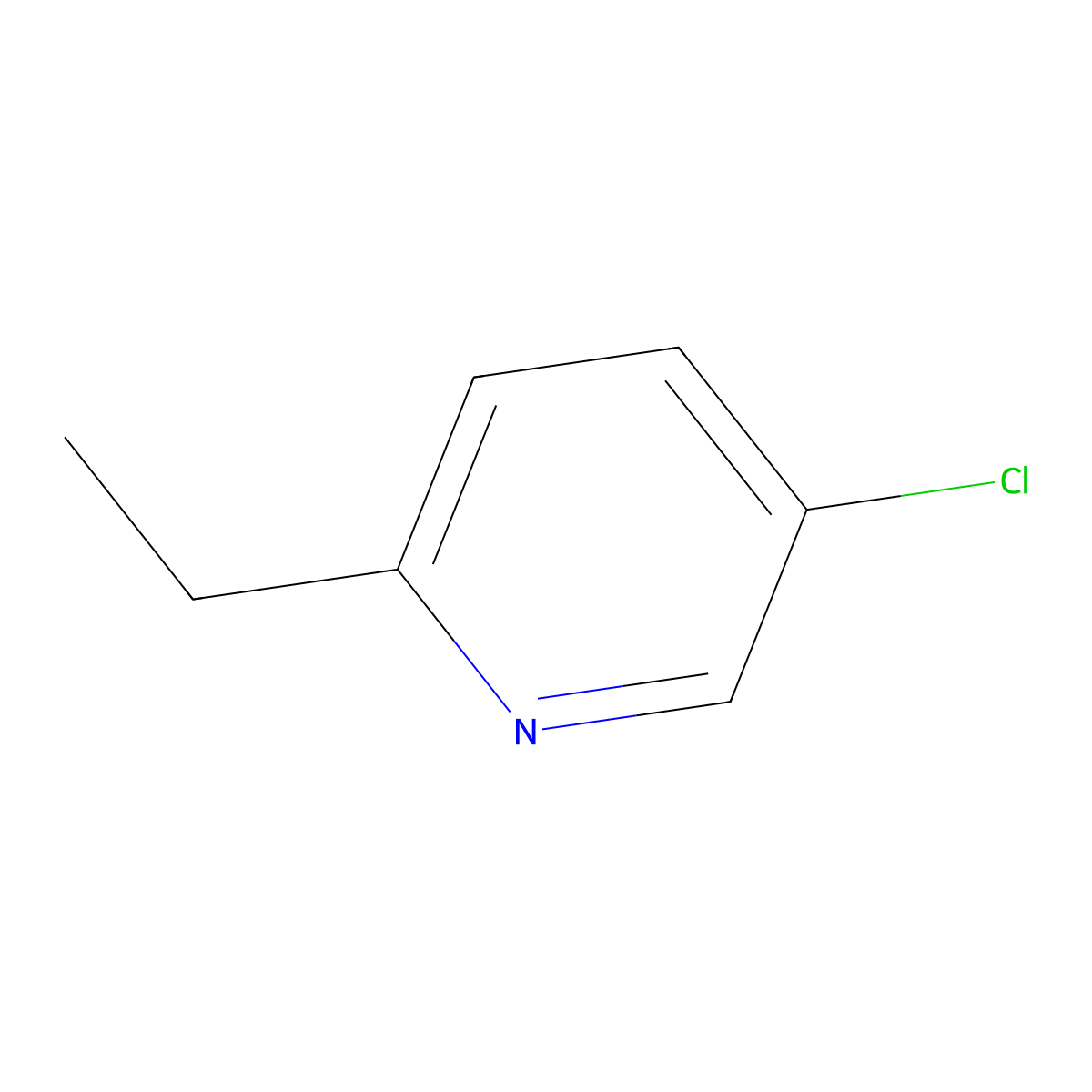 5-Chloro-2-ethylpyridine molecular structure, CAS 1159815-12-9