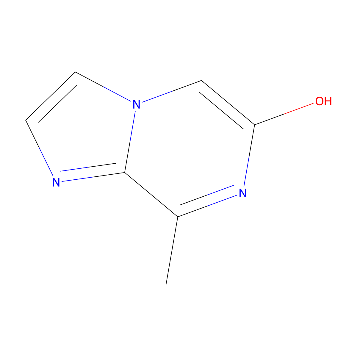 6-Hydroxy-8-methylimidazo[1,2-a]pyrazine molecular structure, CAS 1159815-77-6