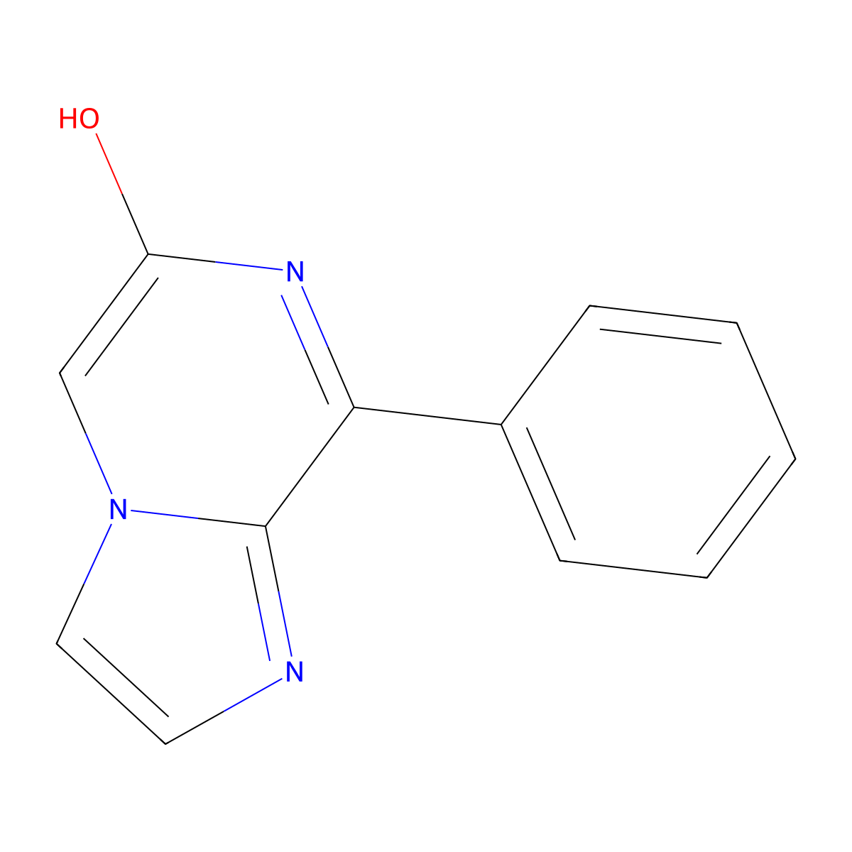 6-Hydroxy-8-phenylimidazo[1,2-a]pyrazine molecular structure, CAS 1159816-01-9