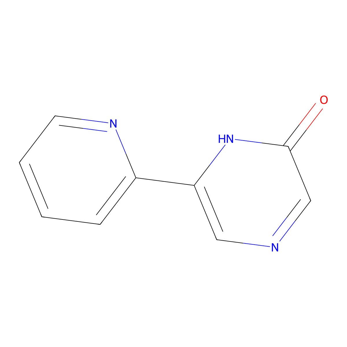 2-Hydroxy-6-(2-pyridyl)pyrazine molecular structure, CAS 1159816-11-1